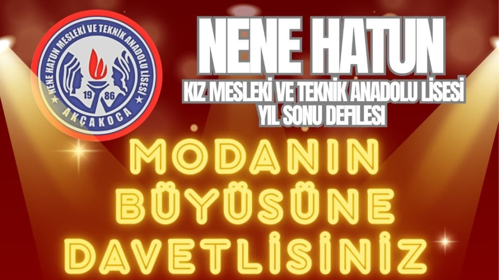 Okulumuz Moda Tasarımı Ve Teknolojileri Alanı Öğrencilerimizin Hazırladığı Yıl Sonu Defilesi Duyurusu